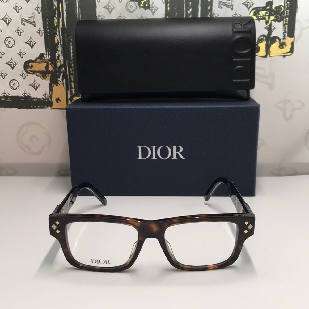 Dior Tortoise Shell Glasses CD DIAMONDO S31 - Picture 2 of 10
